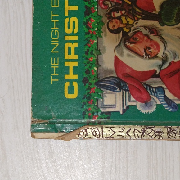 Vintage 1969 The Night Before Christmas A Little Golden Book by Clement C Moore - Picture 3 of 9